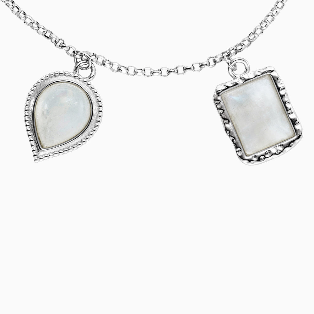 Armband 925er Silber Pure Moon mit Mondstein