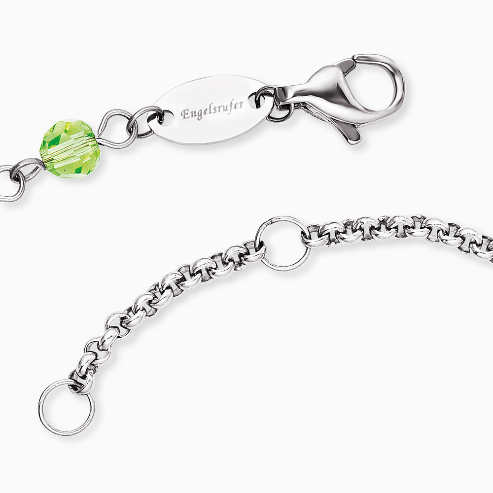 Duo 2 in 1: Armband Edelstahl BOHO Lebensblume mit Zirkonia Multicolor