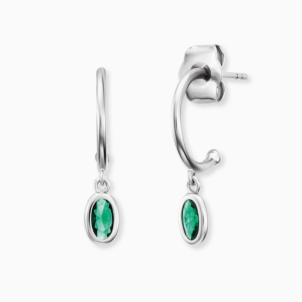 Creole 925er Silber Joy Nature mit Zirkonia Grün