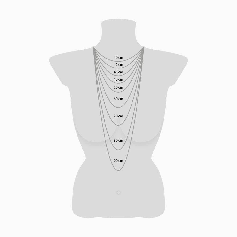 Engelsrufer Damen-Kette Welt in silber und rosé mit Zirkonia