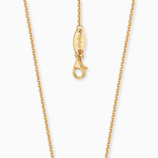 Ankerkette 925er Silber 4fach Gold