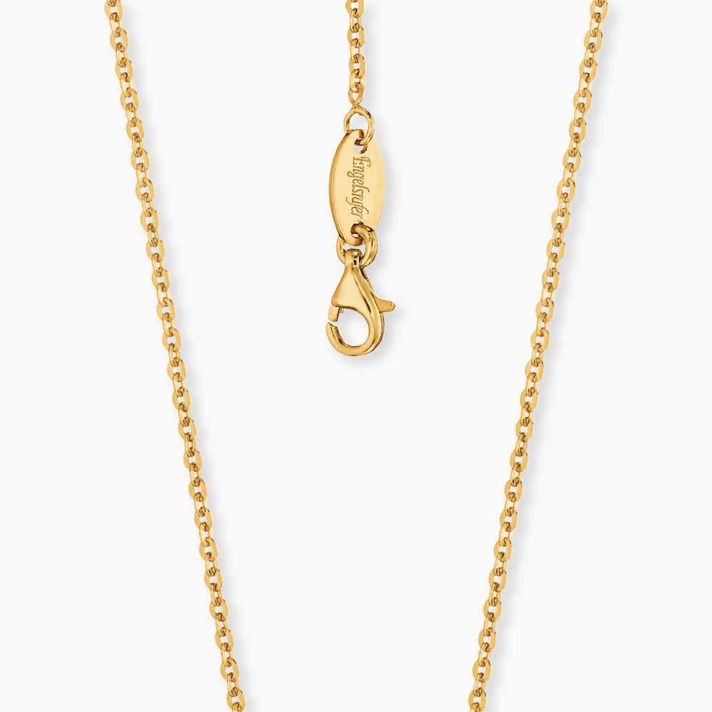 Brilliantkette 925er Silber Gold