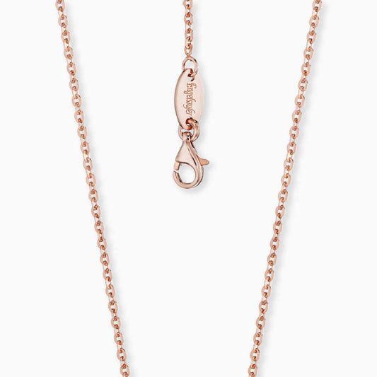 Brilliantkette 925er Silber Roségold