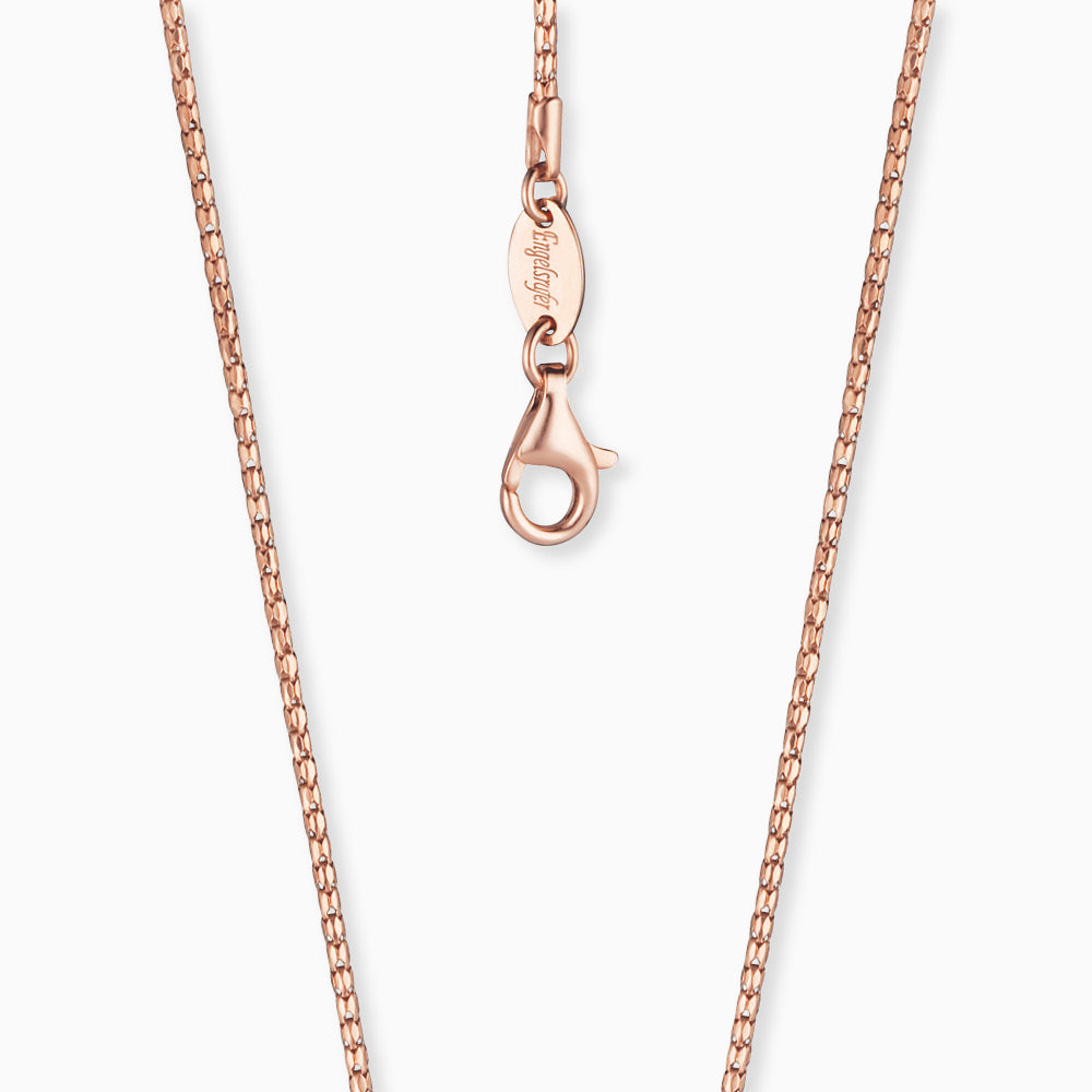Koreanerkette 925er Silber Roségold