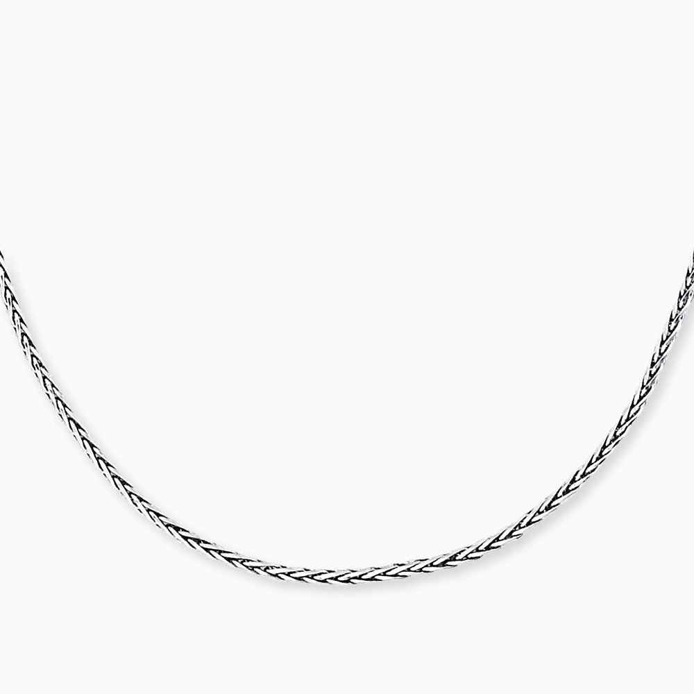 Ankerkette 925er Silber Zopf