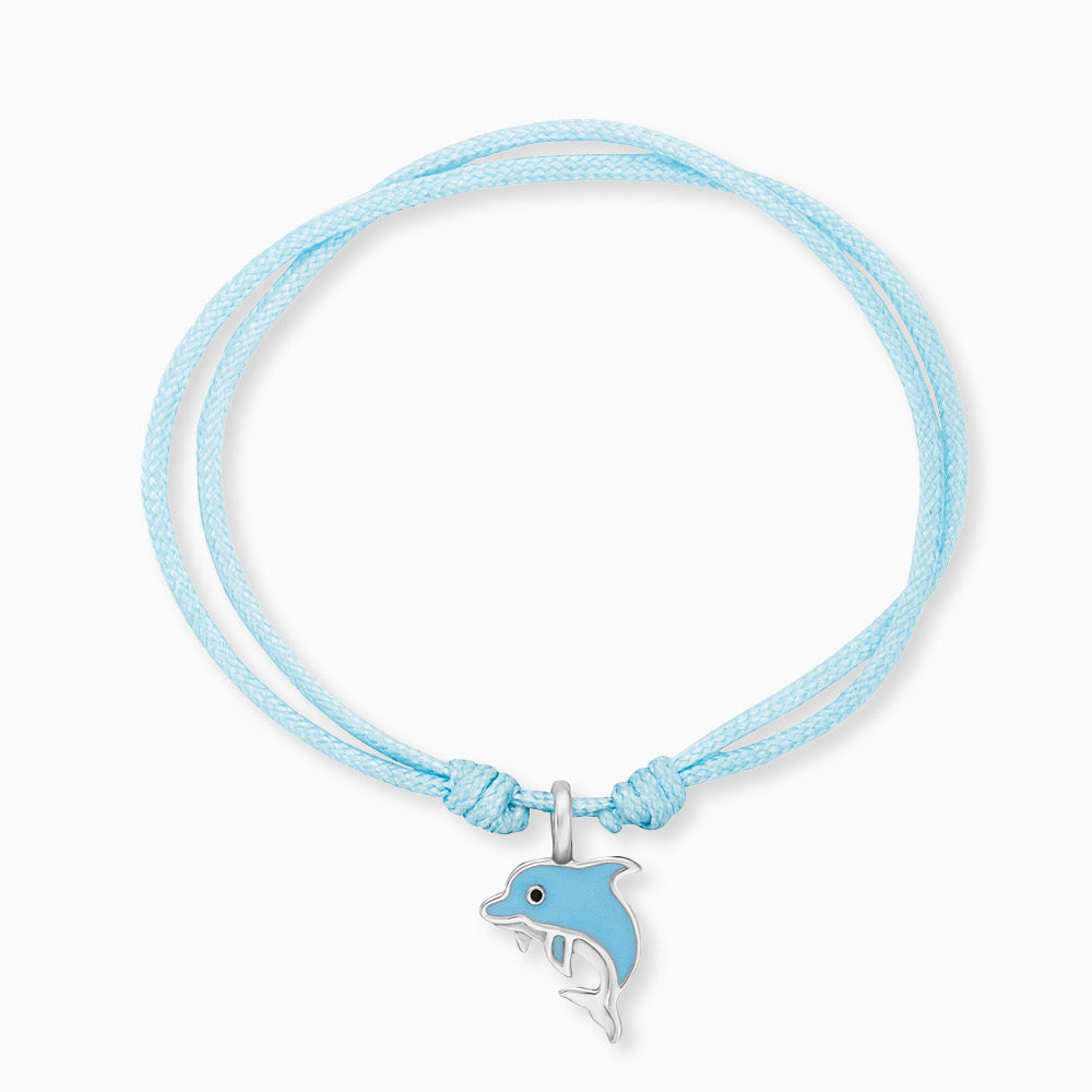 Kinder Armband Nylon mit Delfin