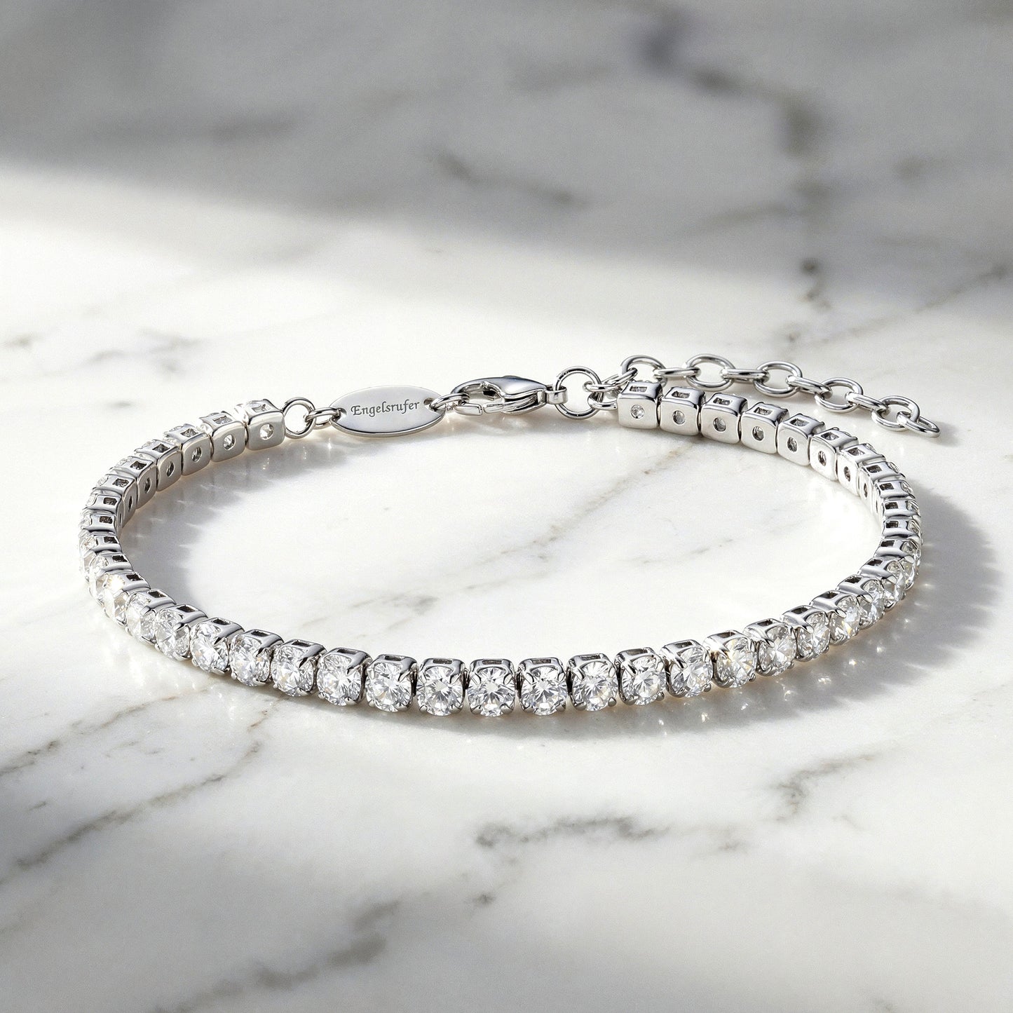 Armband 925er Silber Shiny Tennis mit Zirkonia