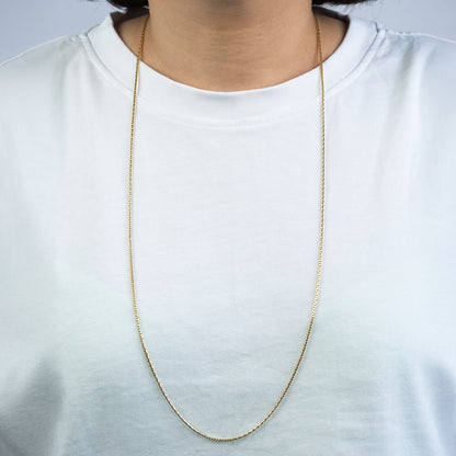 Koreanerkette 925er Silber Gold