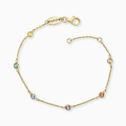 Engelsrufer women's bracelet Moonlight with multicolored zirconia