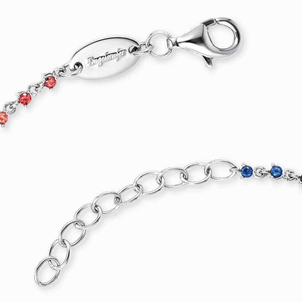 Engelsrufer bracelet multicolored zirconia stones with lobster clasp