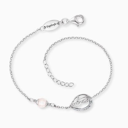 Engelsrufer Damen-Armband Himmelsträne mit Lebensblume silber mit Zirkonia