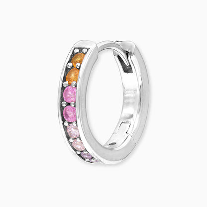 Engelsrufer Creole silver rainbow with zirconia multicolor