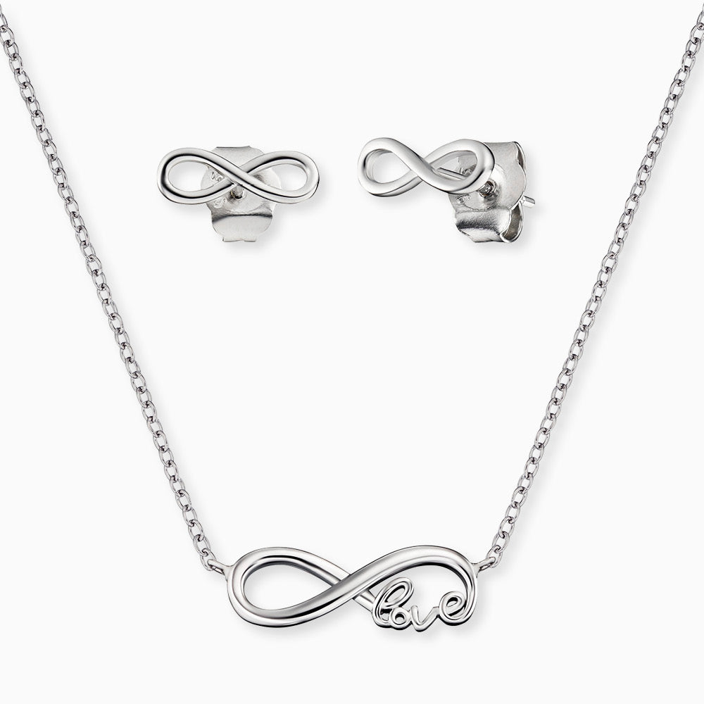 Set Infinity Love Silber