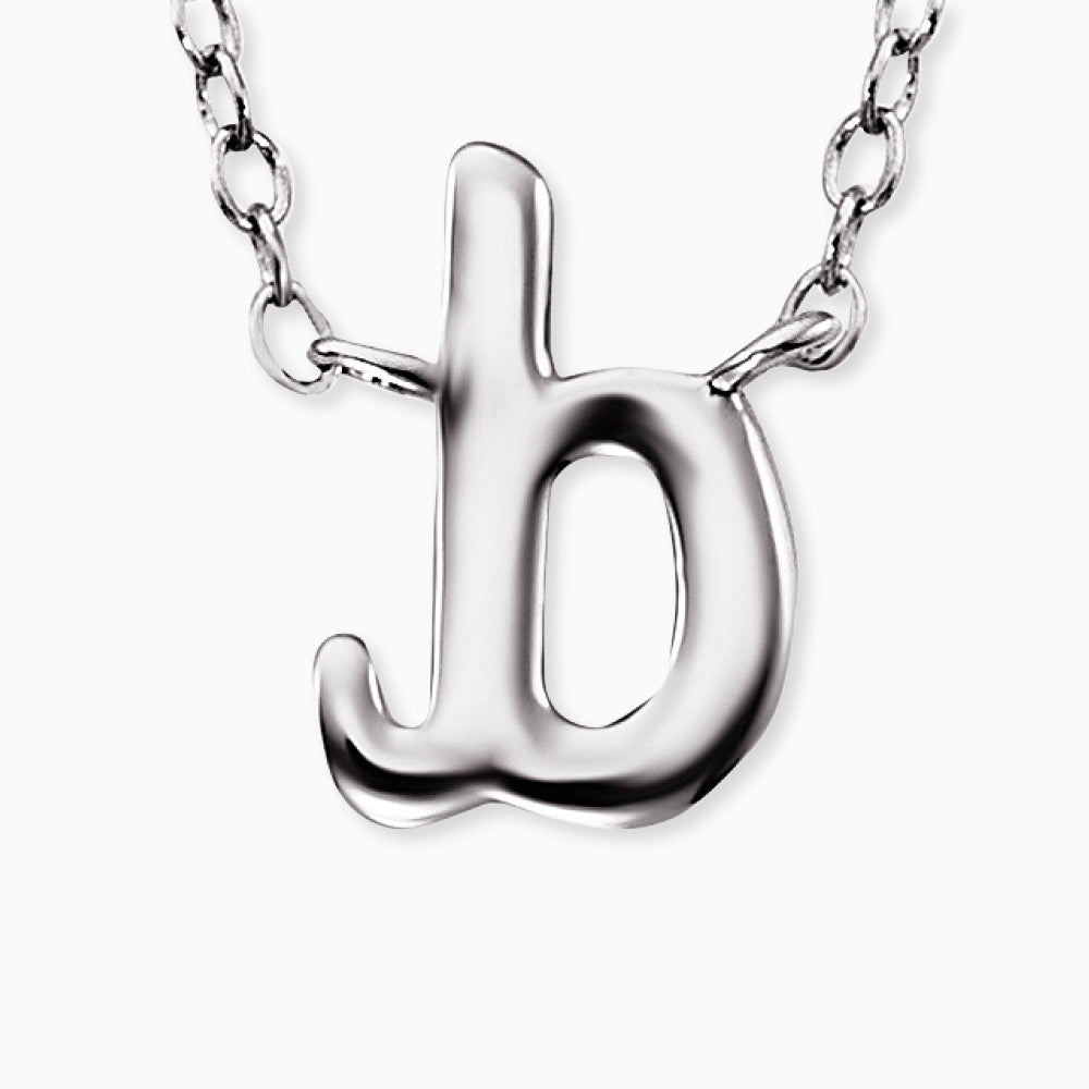 Engelsrufer women's necklace initials all letters with zirconia stone