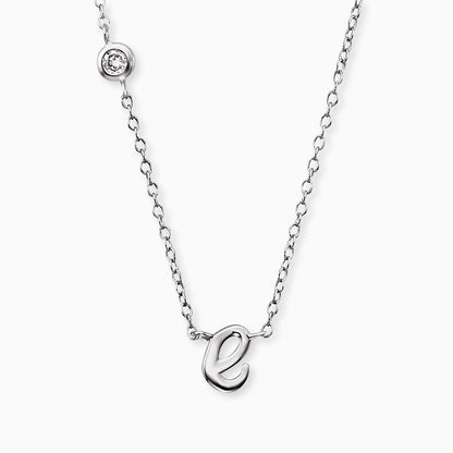 Engelsrufer women's necklace initials all letters with zirconia stone