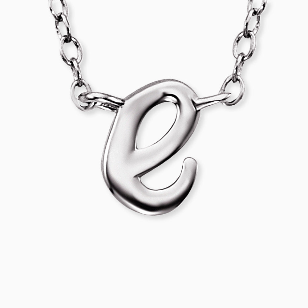 Engelsrufer women's necklace initials all letters with zirconia stone