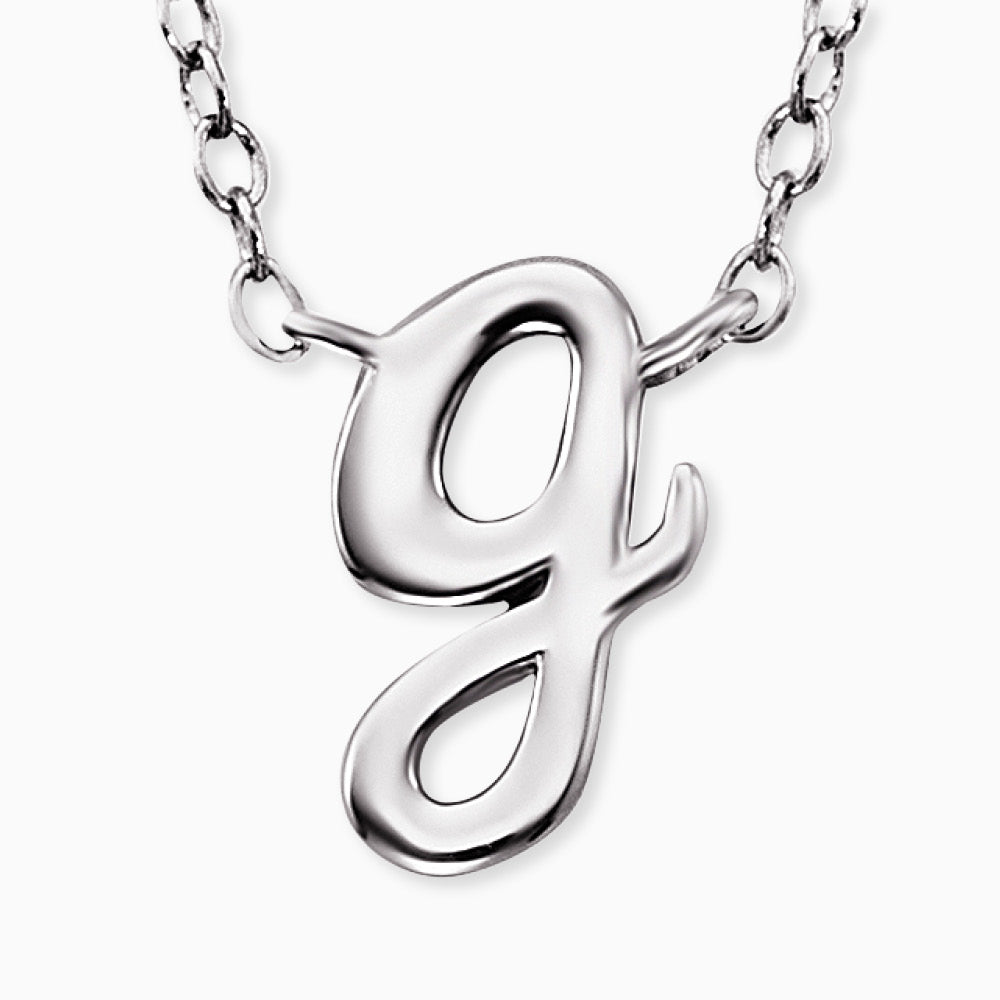 Engelsrufer women's necklace initials all letters with zirconia stone