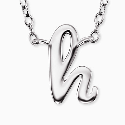 Engelsrufer women's necklace initials all letters with zirconia stone