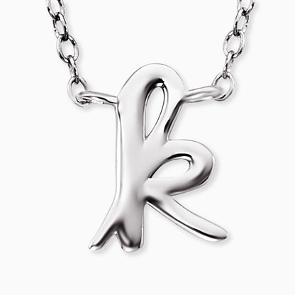 Engelsrufer women's necklace initials all letters with zirconia stone