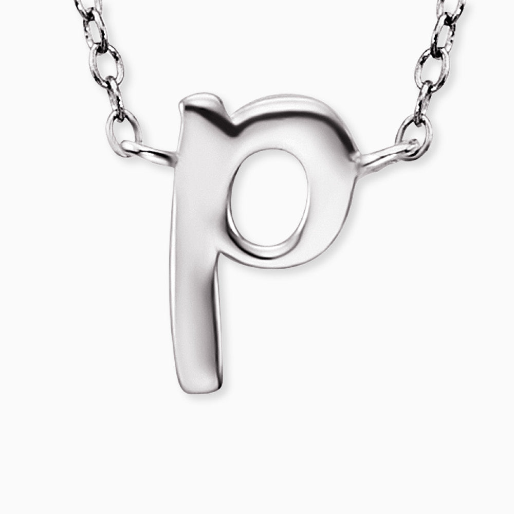 Engelsrufer women's necklace initials all letters with zirconia stone