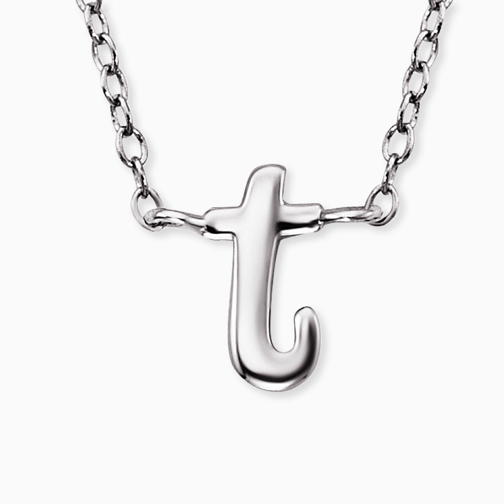 Engelsrufer women's necklace initials all letters with zirconia stone