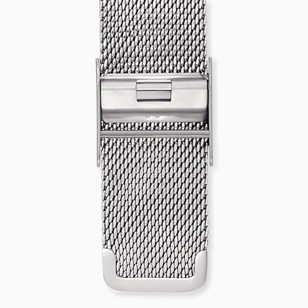 Engelsrufer Damen Ersatzarmband Mesh Armbanduhr silber 14 mm