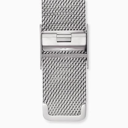 Engelsrufer Damen Ersatzarmband Mesh Armbanduhr silber 14 mm