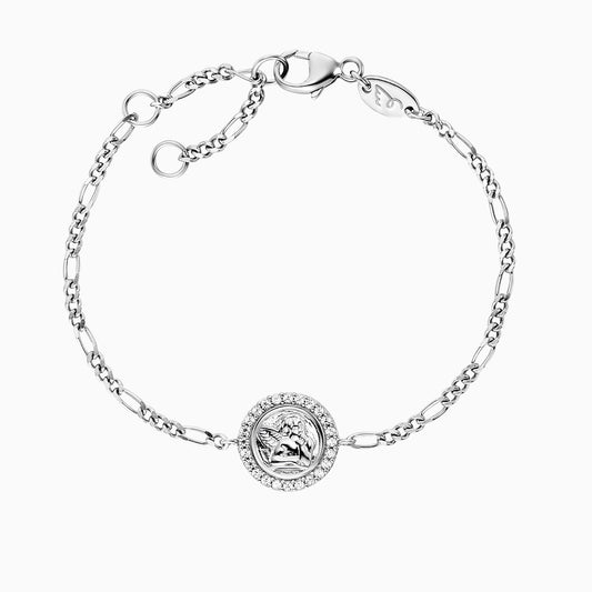 Bracelet Angeli silver with zirconia