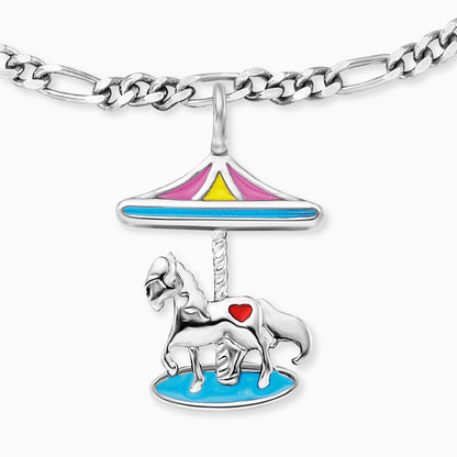 Engelsrufer girls children's bracelet silver with carousel