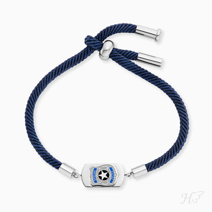 Herzengel Schulstart-Set: Armband & Kette Polizei + Taschenlampe