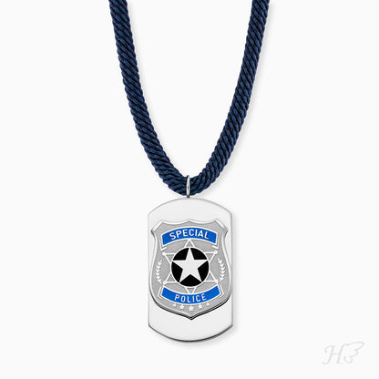 Herzengel Schulstart-Set: Armband & Kette Polizei + Taschenlampe