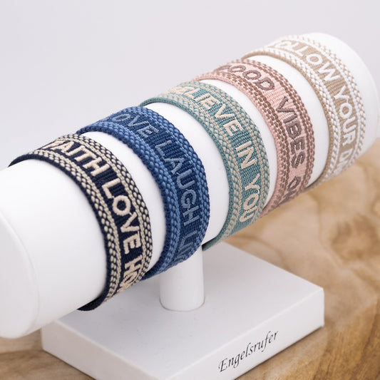 5er Set Armband Baumwolle Goodvibes